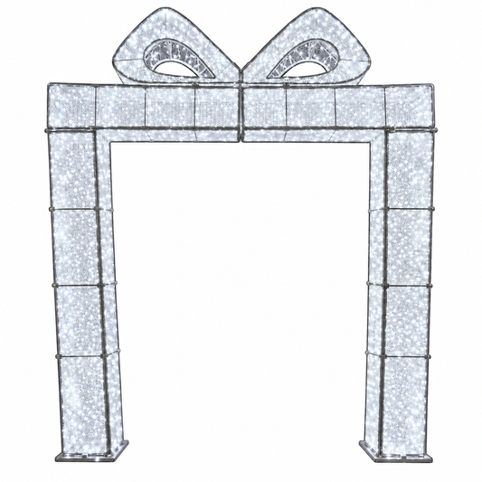 Gift Box Arch PVC Mesh 3D Display
