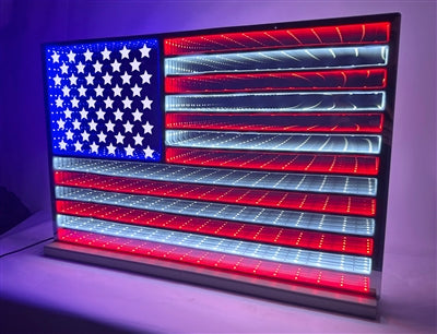 Luz Infinita de Bandera de Pie