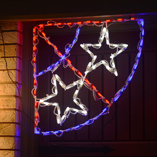 Guirnalda luminosa LED del Día de la Independencia (23")