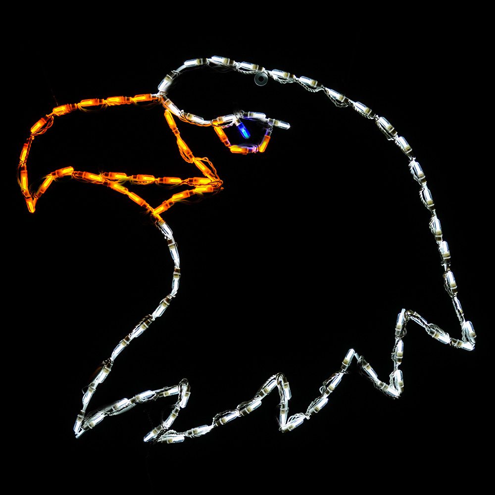Pantalla LED con Cabeza de Águila Calva