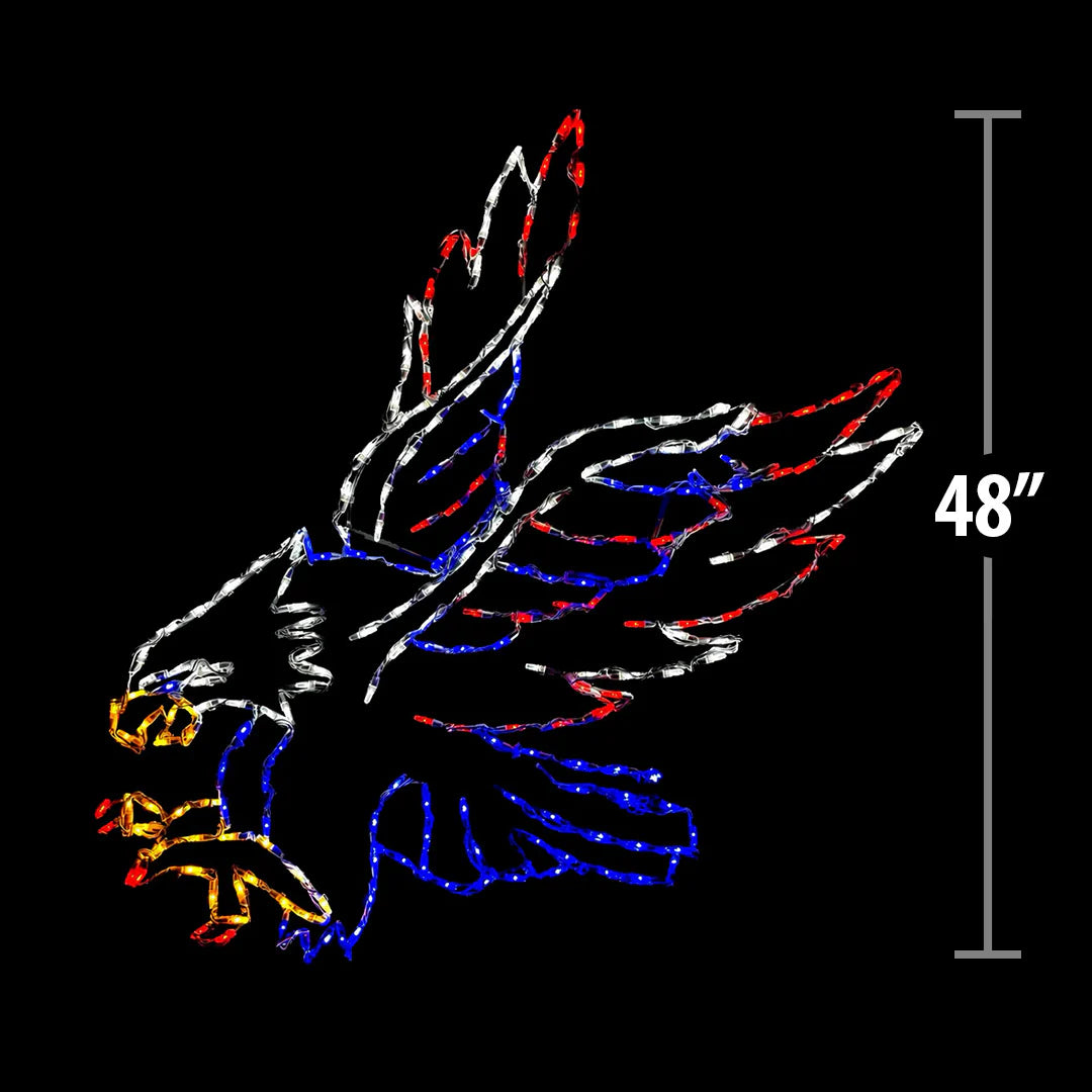 Pantalla LED Águila Calva Aterrizando