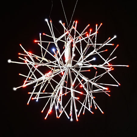 Bola LED de 24" con Explosión de Luces - Luces Parpadeantes