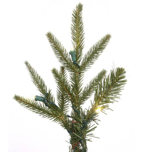 Árbol de Navidad Frasier Fir de 10' con luces LED blancas cálidas