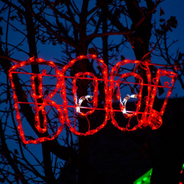 Pantalla LED "Halloween Boo" (101.6 cm)