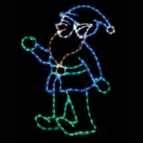 Banderín LED de Golf con Diseño de Elfo (40")