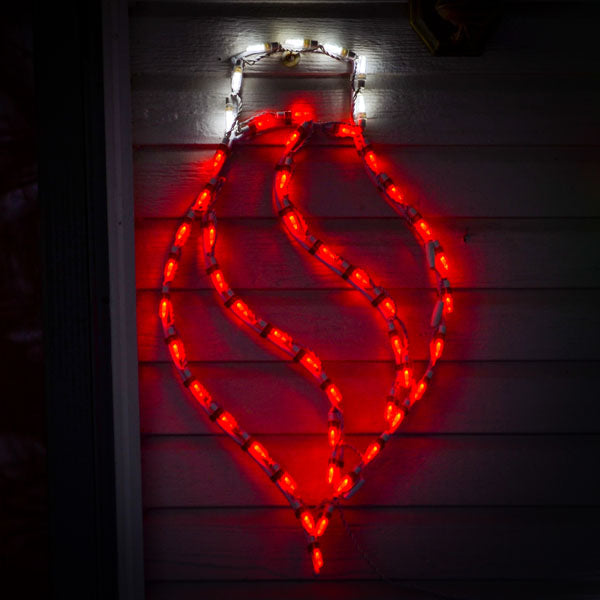 Exhibidor LED Colgante en Espiral Giratorio (26")