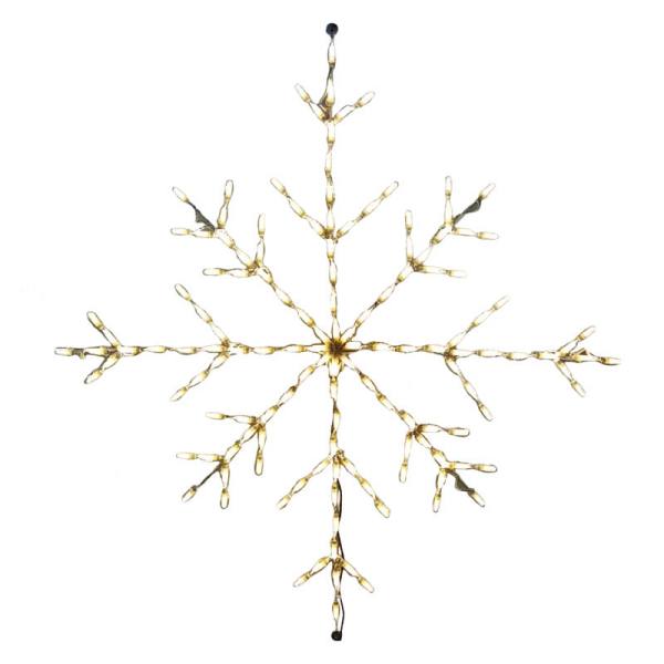 Pantalla LED de copo de nieve - Blanco cálido (91,44 cm)