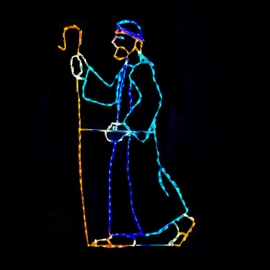 Letrero/Exhibidor de LED de pastor para nacimiento