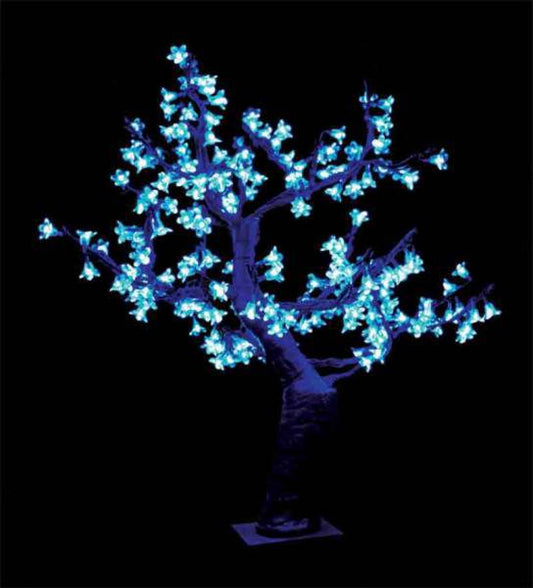 Árbol de cerezo en flor de mesa