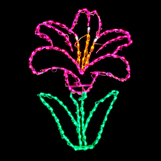 Lily LED Display - Pink