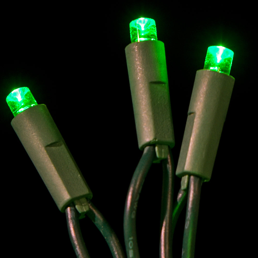 Juego de luces LED cóncavas de 5 mm, 70 unidades, separación de 4", dos cables - Luces profesionales