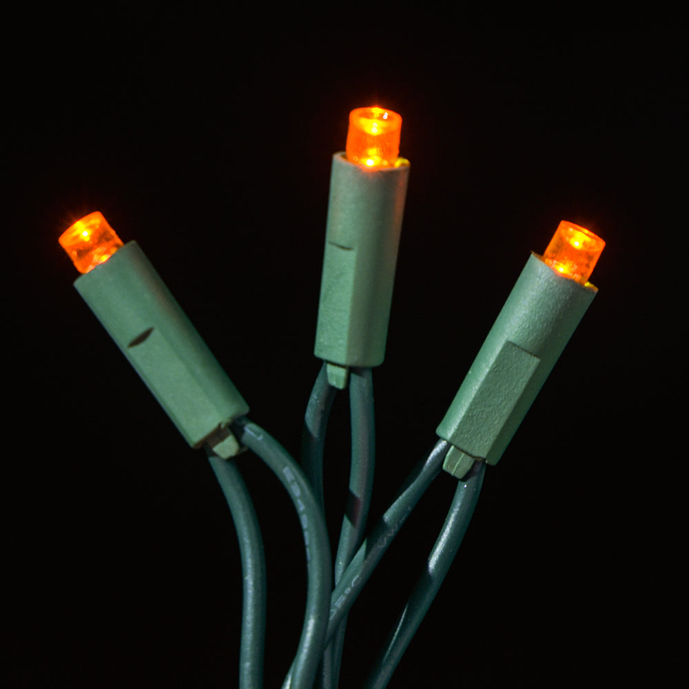Juego de luces LED cóncavas de 5 mm, 70 unidades, separación de 4", dos cables - Luces profesionales