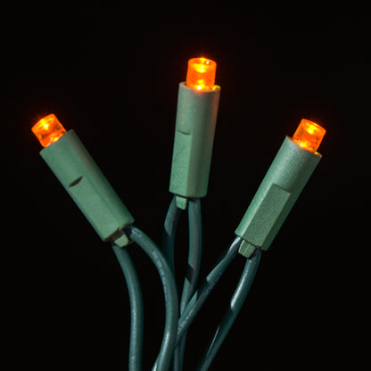 Juego de luces LED cóncavas de 5 mm, 70 unidades, separación de 4", dos cables - Luces profesionales