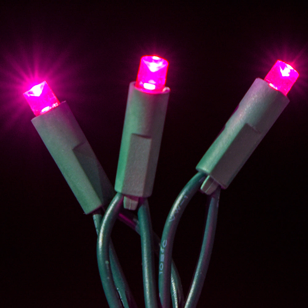 Juego de luces LED cóncavas de 5 mm, 70 unidades, separación de 4", dos cables - Luces profesionales