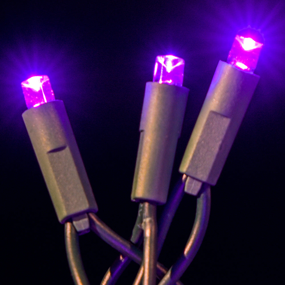 Juego de luces LED cóncavas de 5 mm, 70 unidades, separación de 4", dos cables - Luces profesionales