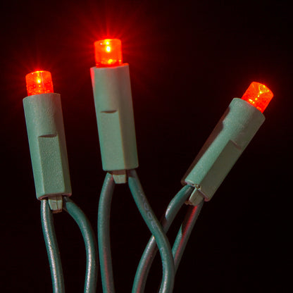 Juego de luces LED cóncavas de 5 mm, 70 unidades, separación de 4", dos cables - Luces profesionales