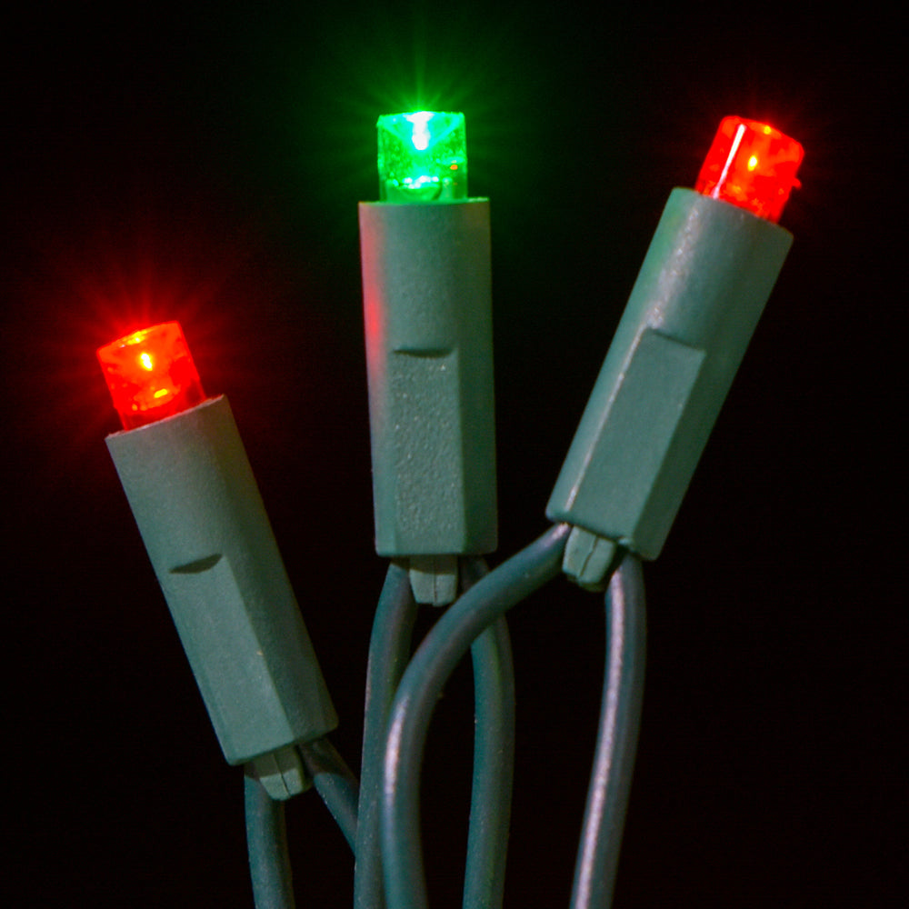 Juego de luces LED cóncavas de 5 mm, 70 unidades, separación de 4", dos cables - Luces profesionales
