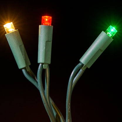Juego de luces LED cóncavas de 5 mm, 70 unidades, separación de 4", dos cables - Luces profesionales