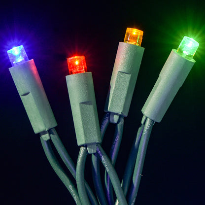 Juego de luces LED cóncavas de 5 mm, 70 unidades, separación de 4", dos cables - Luces profesionales