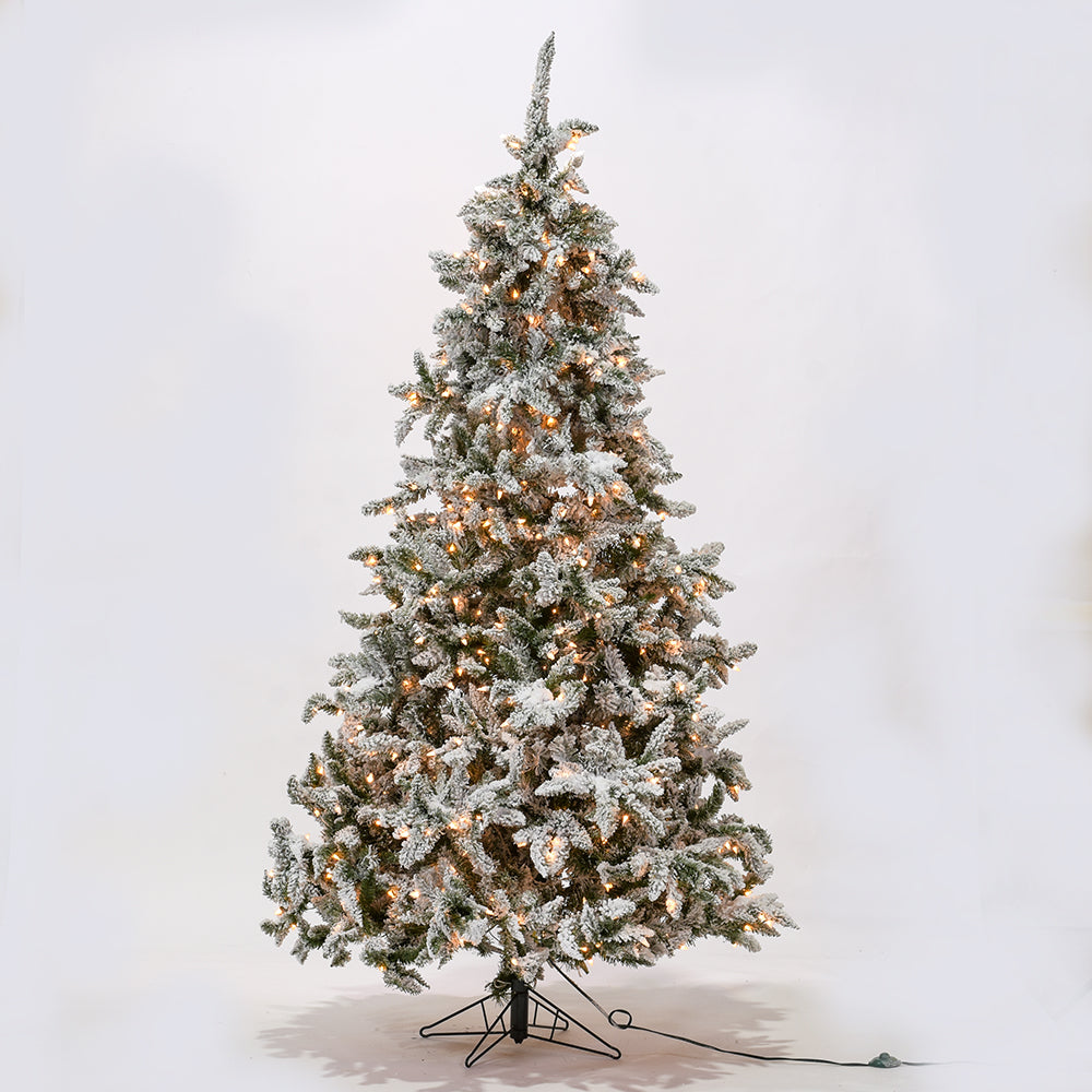 Árbol ártico flocado de 7.5' x 60"