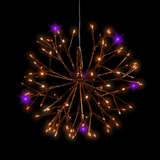 16" Ultrabrite Light Burst Ball - Orange/Purple