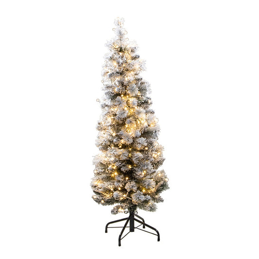4' Flocked Pencil Aspen Tree