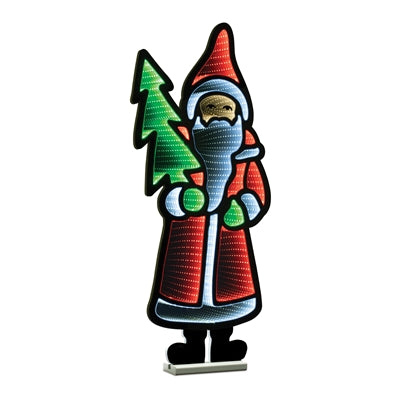 Papá Noel Infinito con Árbol de 33"