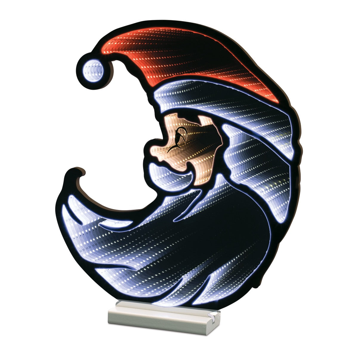 Santa media luna luz infinita 17"