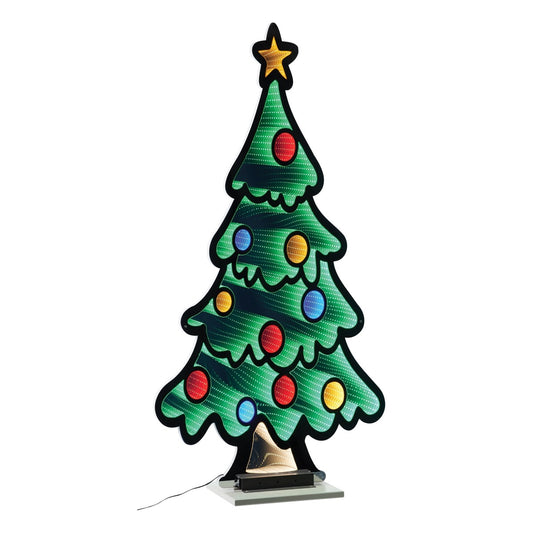 Árbol con adornos Luz infinita 47"