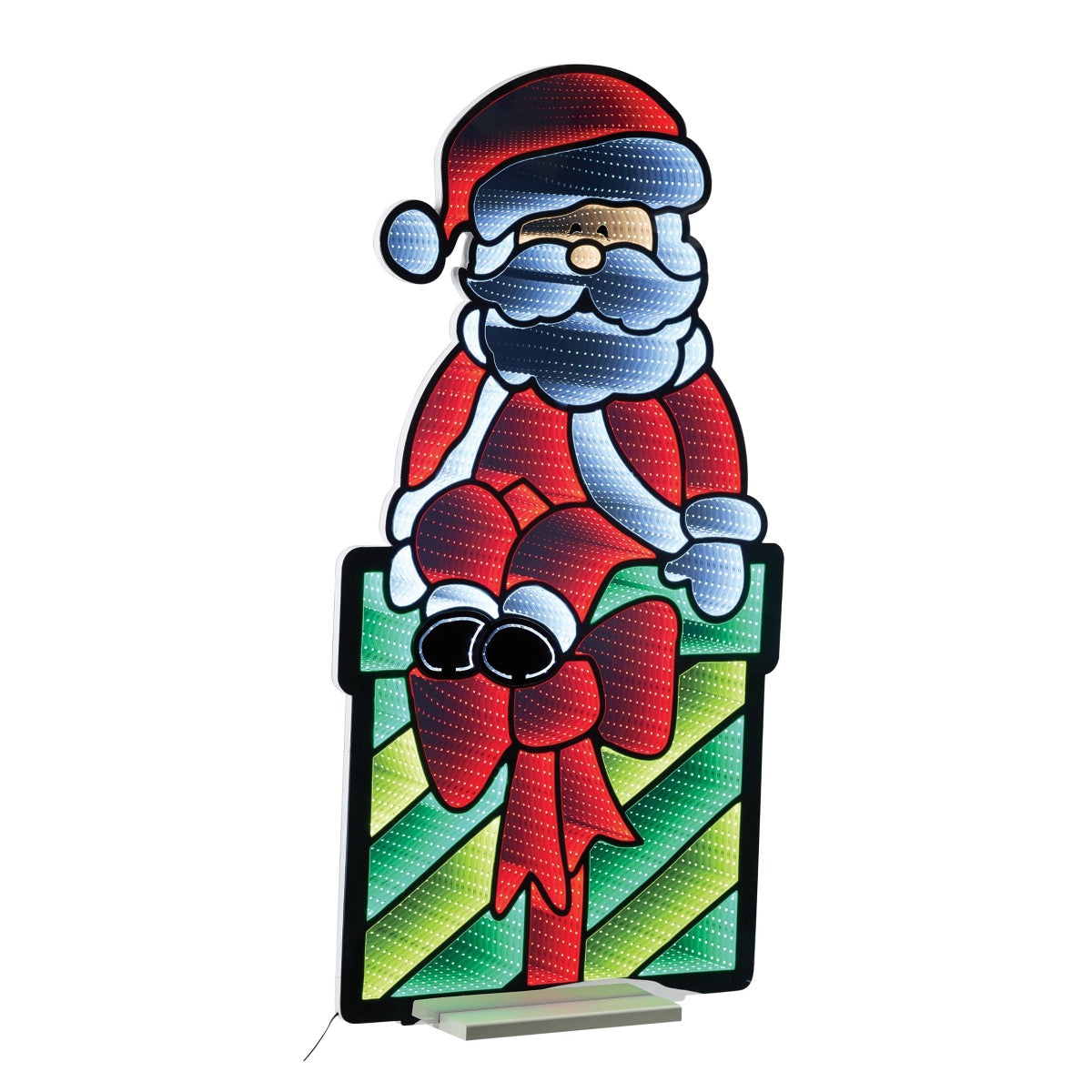 Santa en Paquete Luz Infinita 47" H