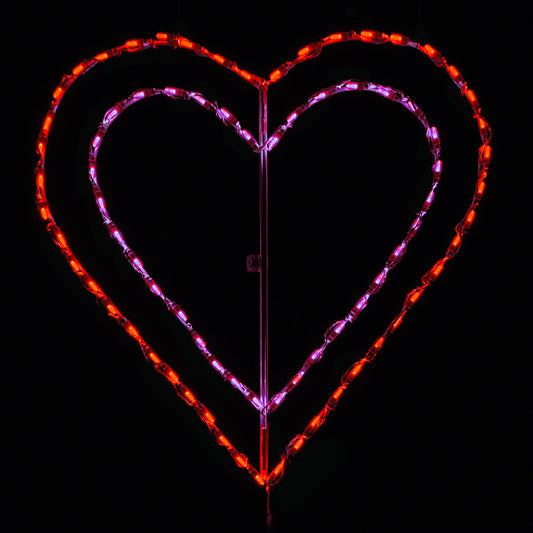 Pantalla LED Animada de Corazón Palpitante