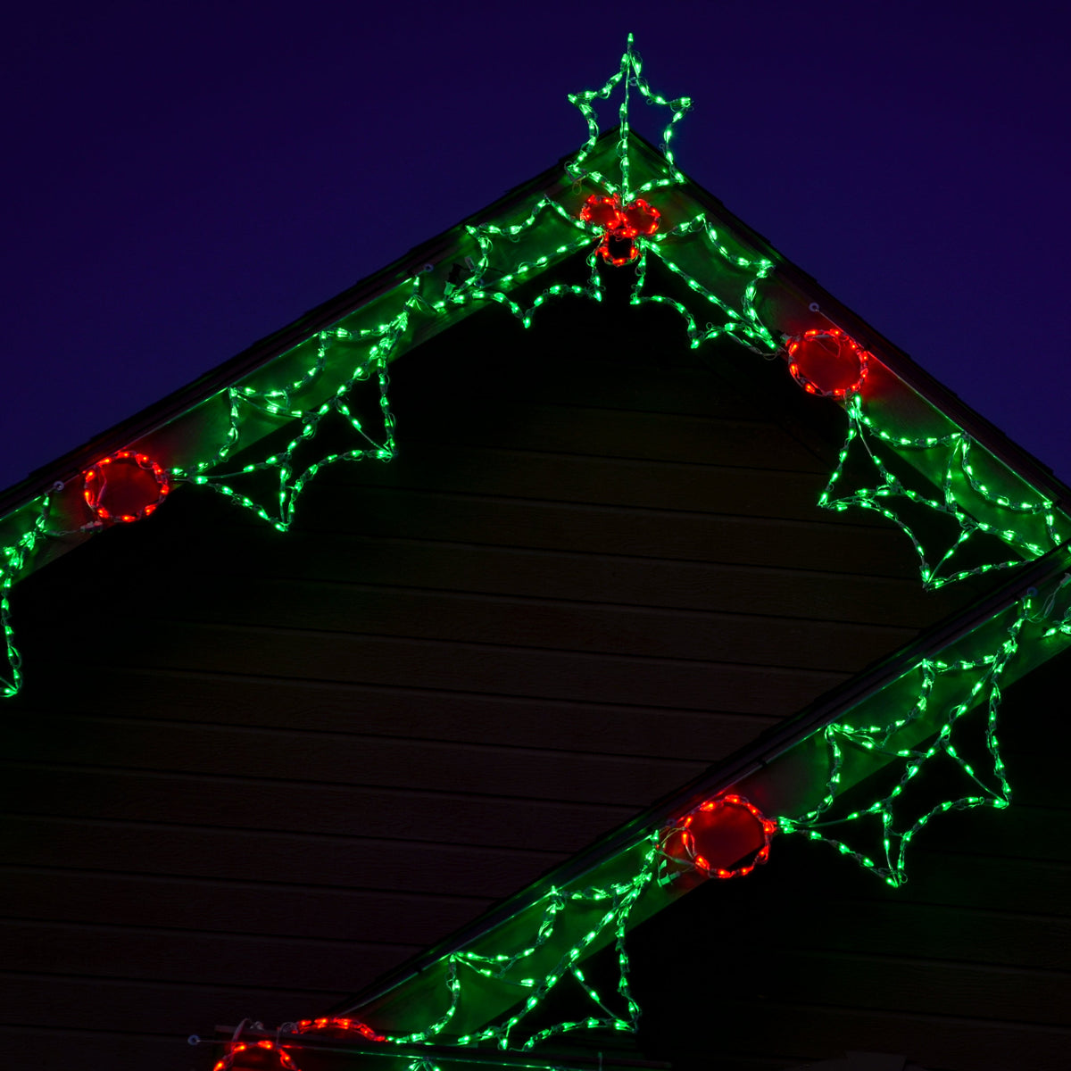 Acebo LED con bayas enlazable