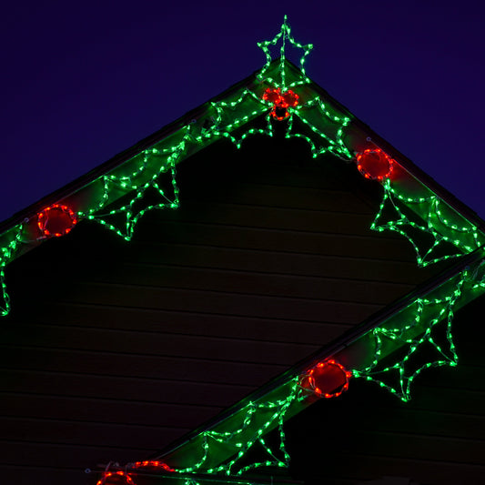 Acebo LED con bayas enlazable