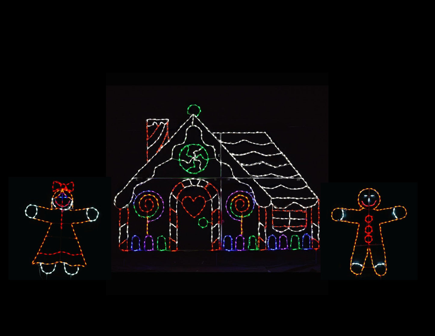 Niño, Niña y Casa de Jengibre