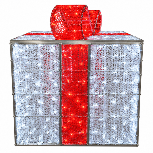 Gift Box PVC Mesh 3D Display – 48x48