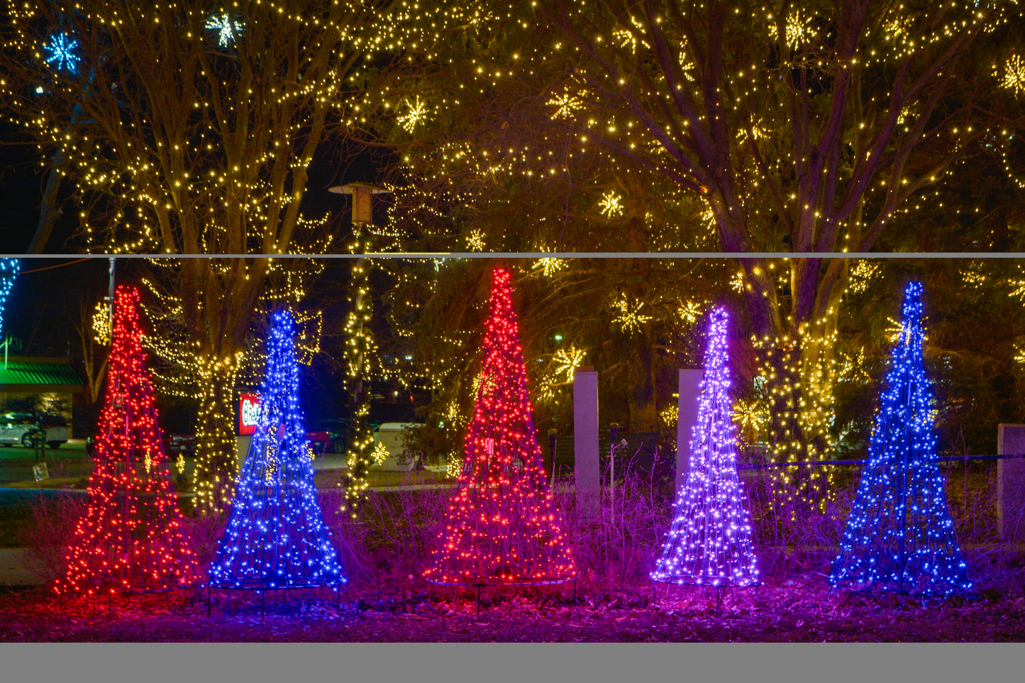Mini árbol de luces de 10'
