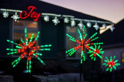 LED 12" en forma de estrella