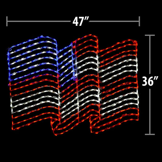 Bandera ondulante LED