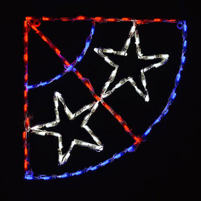 Guirnalda luminosa LED del Día de la Independencia (23")