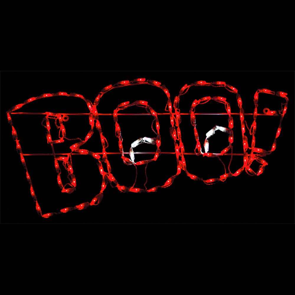 Pantalla LED "Halloween Boo" (101.6 cm)