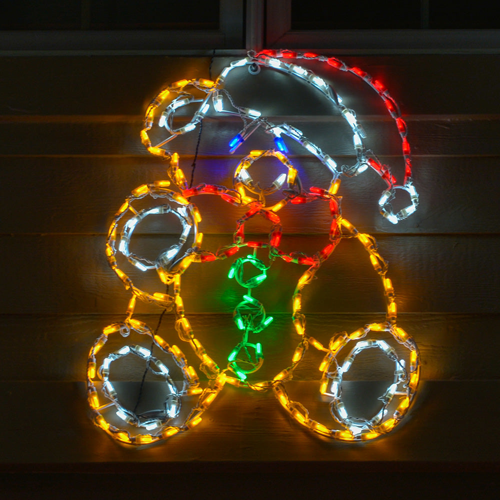 Peluche de oso de peluche con pantalla LED (91 cm)