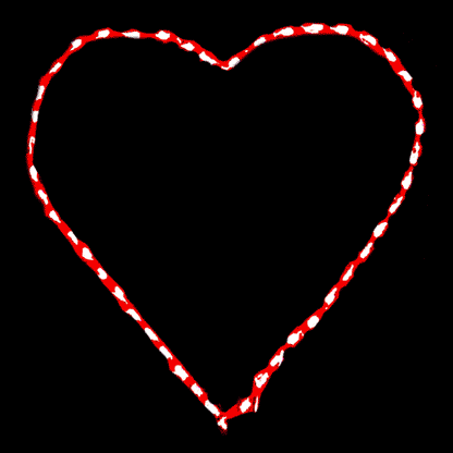 Pantalla LED Animada de Corazón Palpitante