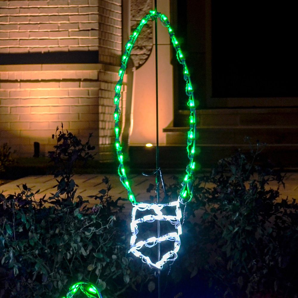 Bombilla LED navideña - Verde (91,44 cm)