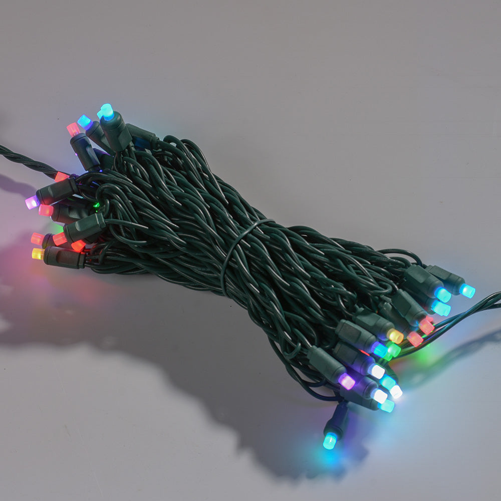 Juego de luces cóncavas RGB multifunción de 50 unidades de 5 mm - El controlador con control remoto se vende por separado