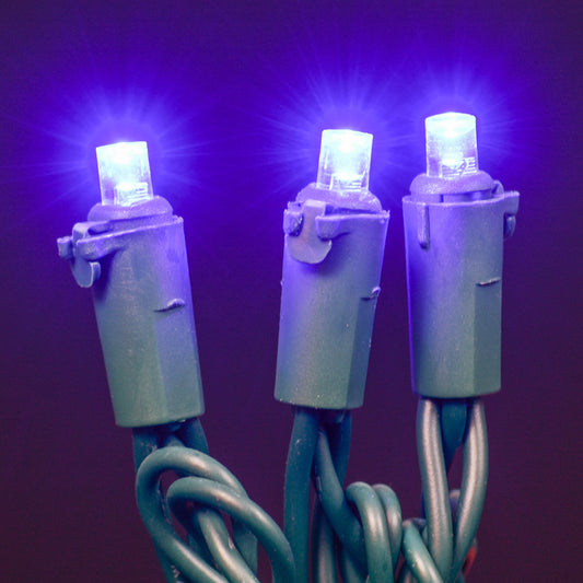 Juego de luces LED cóncavas de 5 mm, 70 unidades, 15 cm de espaciado, 3 cables