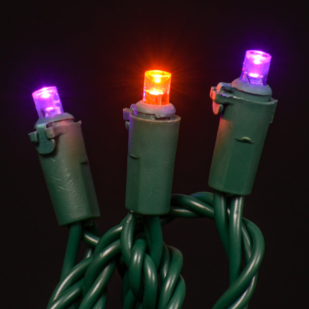 Juego de luces LED cóncavas de 5 mm, 70 unidades, 15 cm de espaciado, 3 cables