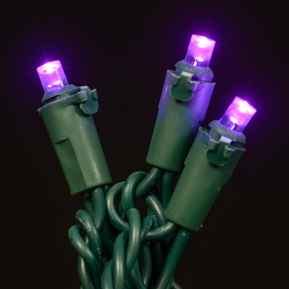 Juego de luces LED cóncavas de 5 mm, 70 unidades, 15 cm de espaciado, 3 cables