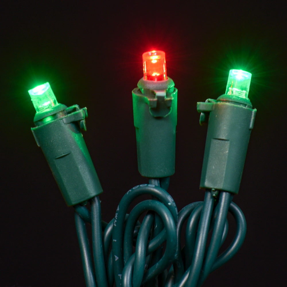 Juego de luces LED cóncavas de 5 mm, 70 unidades, 15 cm de espaciado, 3 cables