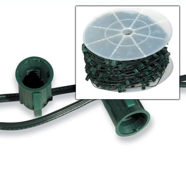 Rollo de 1000' de cable C9 con enchufes espaciados a 15"
