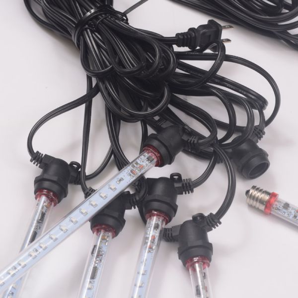 Cable de goma C9, 8' de espacio entre enchufes para luces de meteoro